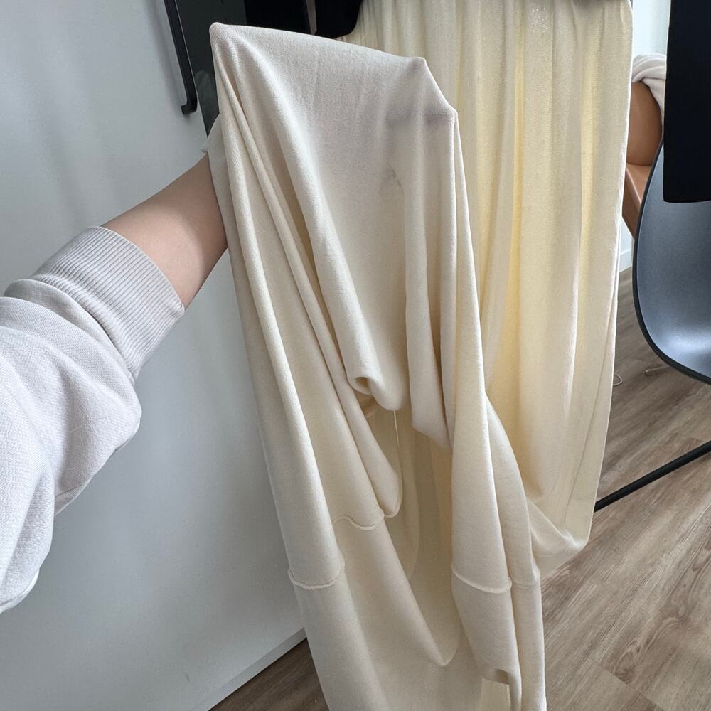 Solid & Striped Soglio Dress Ecru Knit Maxi Dress Small - Picture 7 of 12